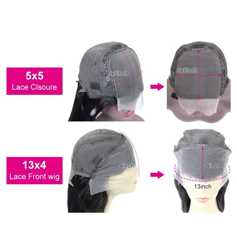 40 Inch 13x6 Lace Front Human Hair Wigs 613 Color Brazilian Straight 13x4 HD Lace Frontl Wigs 250% Density For Black Women