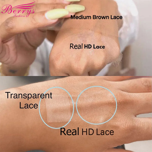 Invisible 13x6 HD Lace Frontal 13x4 Transparent Lace Front Brazilian Straight 4x4 Lace Closure With Small Knots