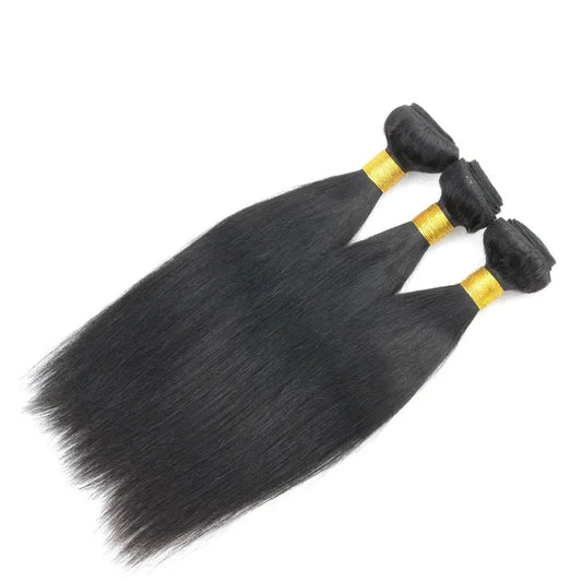 Fast Shipping 3-4 Days Straight 3 Bundles Deal Human Hair Natural Black Color 10-28 inch Remy Brazilian Weave Human Hair