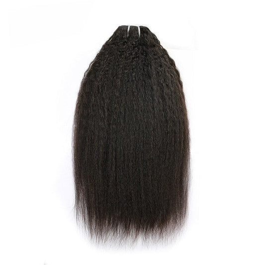 n Brazilian Kinky Straight Hair 3 PCS/Lot Human Hair Weave Bundles
