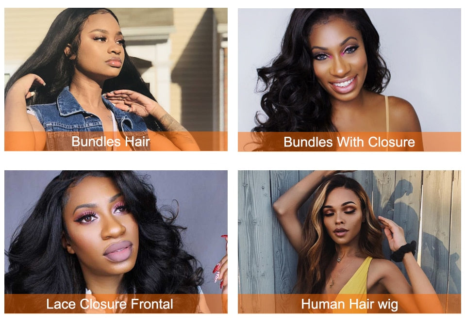 n Brazilian Kinky Straight Hair 3 PCS/Lot Human Hair Weave Bundles