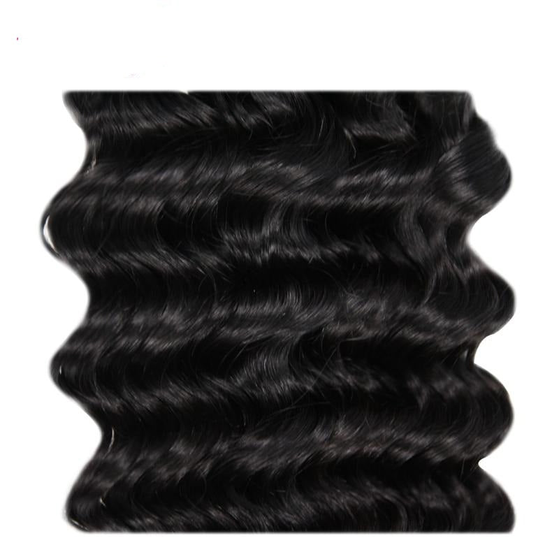 Virgin Hair Loose Deep 3PCS/Lot Unprocessed Human Hair Weaving Natural Color