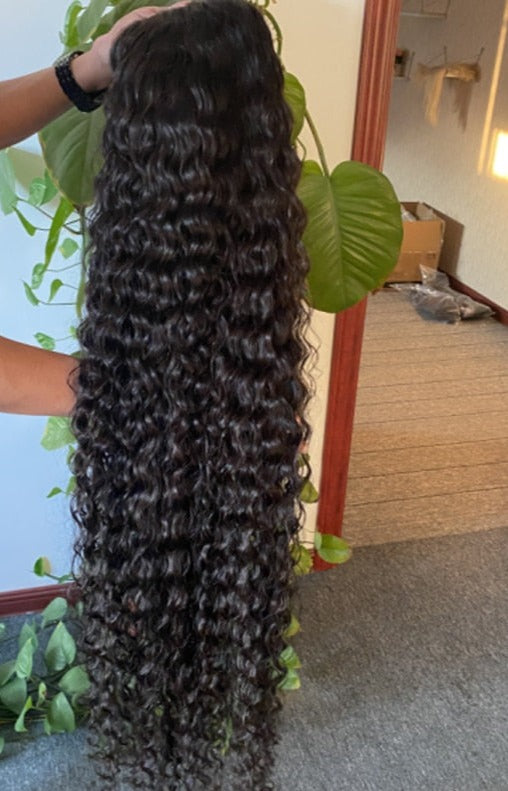 Lace Front Human Hair WigsWater Wave 13x4 HD Lace Frontl Wigs 200% Density For Women