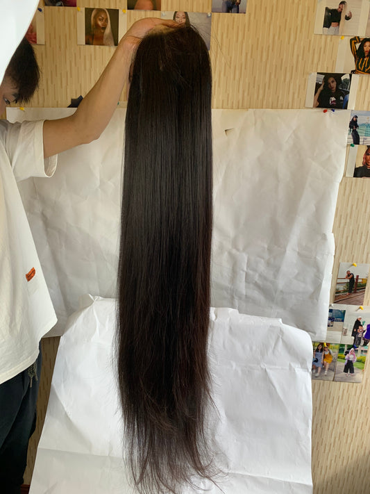 34 36 38 40 Inch Lace Front Human Hair Wigs 613 Color Brazilian Straight 13x4 HD Lace Frontl Wigs