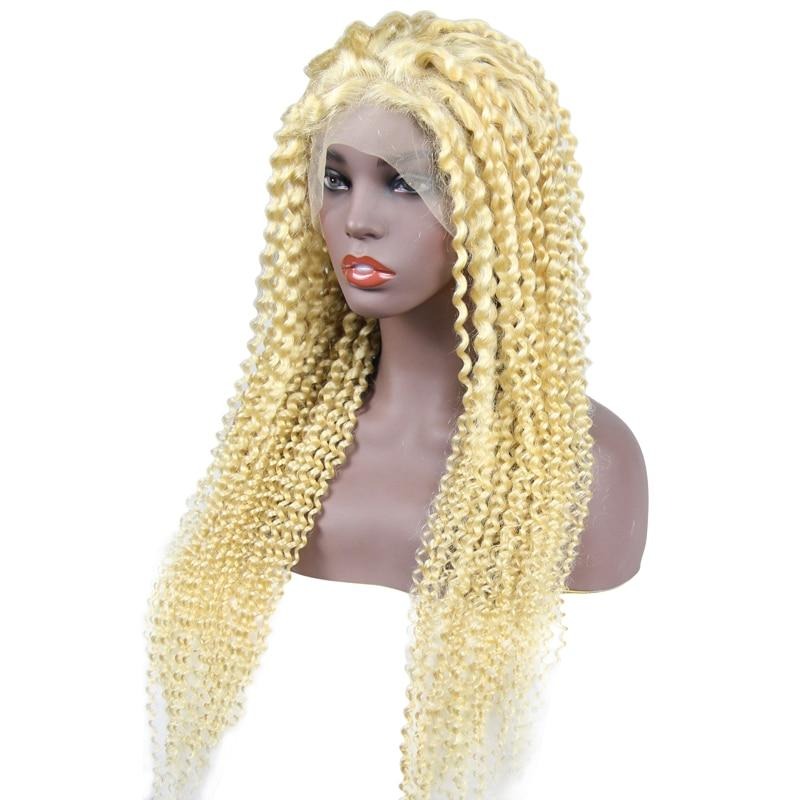 Honey Blonde Deep Wave Wig Human Hair 13x4 Lace Front Wigs Pre-Plucked Hair Lace Frontal Wig