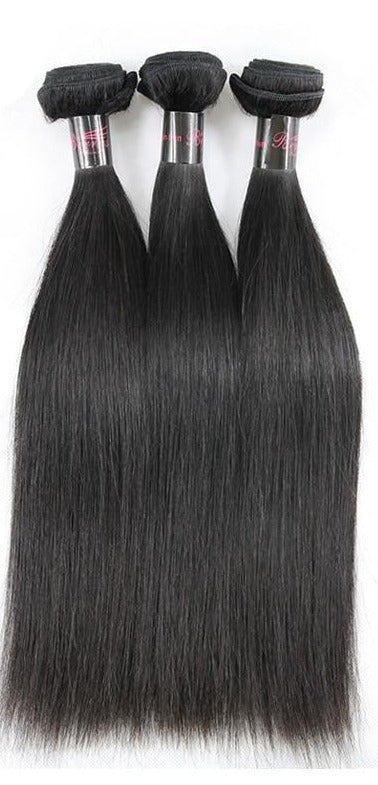 Indian Virgin Hair Straight Human Hair 3 Bundles Unprocessed Hair Extensions Double Weft