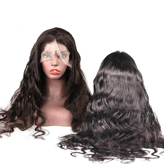 HD Transparent Full Lace Wigs Real Full Lace Wigs Pre Plucked Bleached Knots Wigs